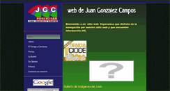 Desktop Screenshot of juangonzalezcampos.com